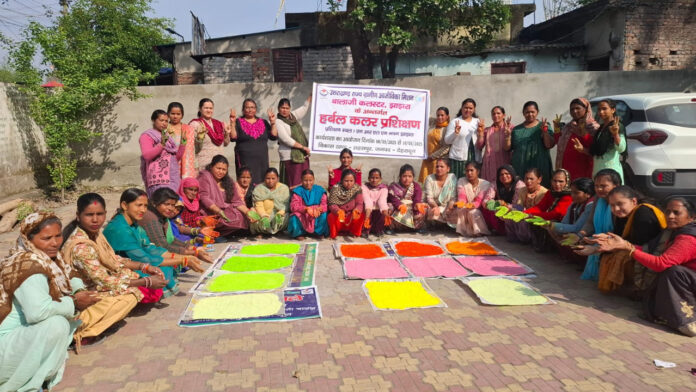 ग्रामीण महिलाओं के हर्बल रंगों से महकेगी होली, घर-घर बिखरेगी खुशियों की बहार